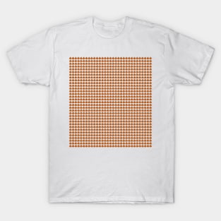 Pumpkin Pattern White Background T-Shirt